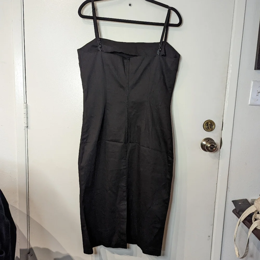 Lucky 13 Tattoo Rose pinup pencil skirt Wiggle dress 2XL - Picture 6 of 11